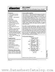 EL2386C datasheet pdf Elantec Semiconductor