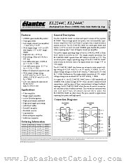 EL2244 datasheet pdf Elantec Semiconductor