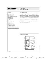 EL4331CS datasheet pdf Elantec Semiconductor