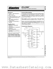 EL4390CM datasheet pdf Elantec Semiconductor