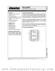EL4393CM datasheet pdf Elantec Semiconductor