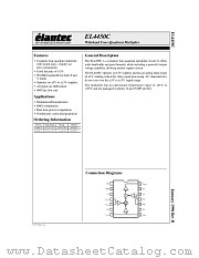 EL4450CN datasheet pdf Elantec Semiconductor
