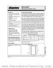EL4585 datasheet pdf Elantec Semiconductor