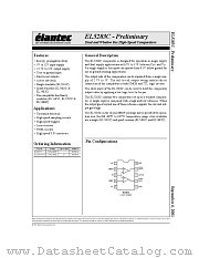 EL5283C datasheet pdf Elantec Semiconductor