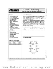 EL5285CS datasheet pdf Elantec Semiconductor