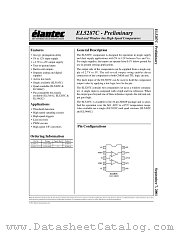 EL5287CY datasheet pdf Elantec Semiconductor