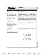EL5421C datasheet pdf Elantec Semiconductor