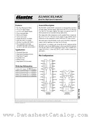 EL5481CS-T13 datasheet pdf Elantec Semiconductor