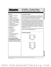 EL6201CY datasheet pdf Elantec Semiconductor