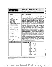 EL6247C datasheet pdf Elantec Semiconductor