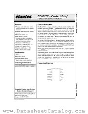 EL6272C datasheet pdf Elantec Semiconductor
