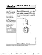 EL7242C datasheet pdf Elantec Semiconductor