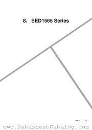 SED1565T1 datasheet pdf Epson Company