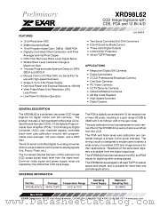 XRD98L62 datasheet pdf Exar
