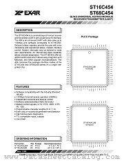 ST16C454 datasheet pdf Exar