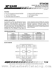 ST34C86 datasheet pdf Exar