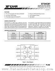 ST34C87 datasheet pdf Exar