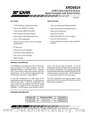 XRD9824 datasheet pdf Exar