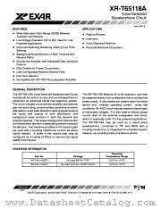 XRT65118A datasheet pdf Exar