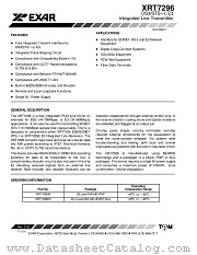 XRT7296 datasheet pdf Exar