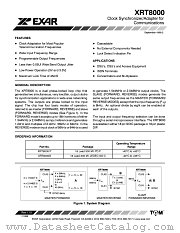 XRT8000 datasheet pdf Exar