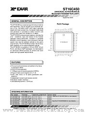 ST16C450 datasheet pdf Exar