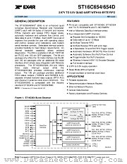 ST16C654 datasheet pdf Exar