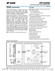 XR16C850 datasheet pdf Exar
