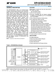 XR16C854 datasheet pdf Exar