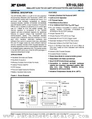 XR16L580 datasheet pdf Exar