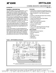 XRT73L03B datasheet pdf Exar