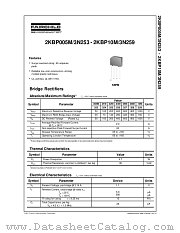 2KBP04M datasheet pdf Fairchild Semiconductor