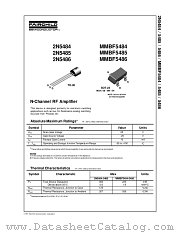 2N5486 datasheet pdf Fairchild Semiconductor