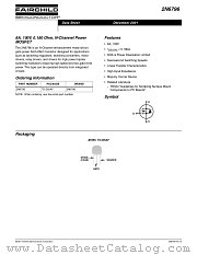 2N6796 datasheet pdf Fairchild Semiconductor