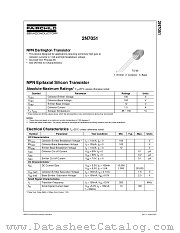2N7051 datasheet pdf Fairchild Semiconductor