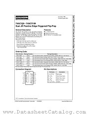 74AC109 datasheet pdf Fairchild Semiconductor