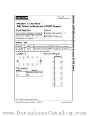 74AC16244 datasheet pdf Fairchild Semiconductor