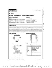 74AC169 datasheet pdf Fairchild Semiconductor