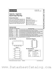 74AC175 datasheet pdf Fairchild Semiconductor