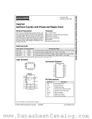 74AC191 datasheet pdf Fairchild Semiconductor