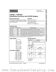 74AC241 datasheet pdf Fairchild Semiconductor