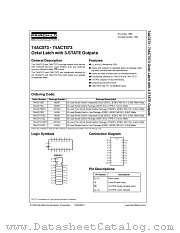 74AC573 datasheet pdf Fairchild Semiconductor