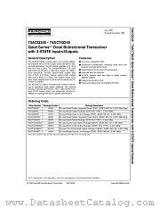 74ACQ245 datasheet pdf Fairchild Semiconductor