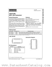 74ACT1284 datasheet pdf Fairchild Semiconductor