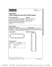 74ACT16373 datasheet pdf Fairchild Semiconductor