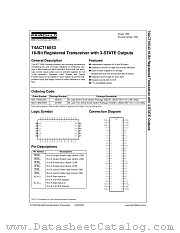 74ACT16543 datasheet pdf Fairchild Semiconductor