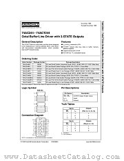 74ACT244 datasheet pdf Fairchild Semiconductor