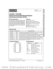 74ACT299 datasheet pdf Fairchild Semiconductor