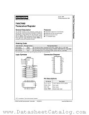 74ACT652 datasheet pdf Fairchild Semiconductor