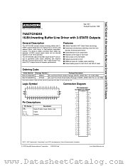 74ACTQ16240 datasheet pdf Fairchild Semiconductor